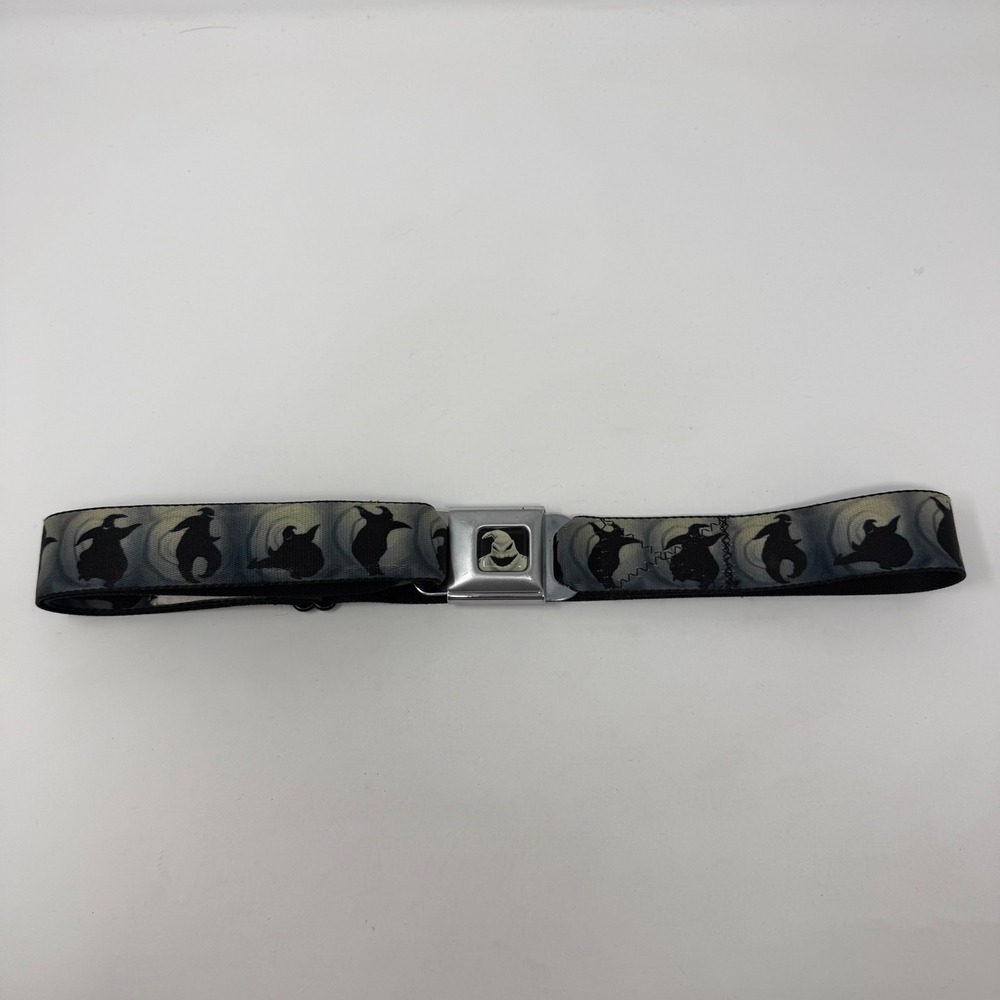 Buckle-Down Oogie Boogie Nightmare Before Christmas Seatbelt Belt Disney Black